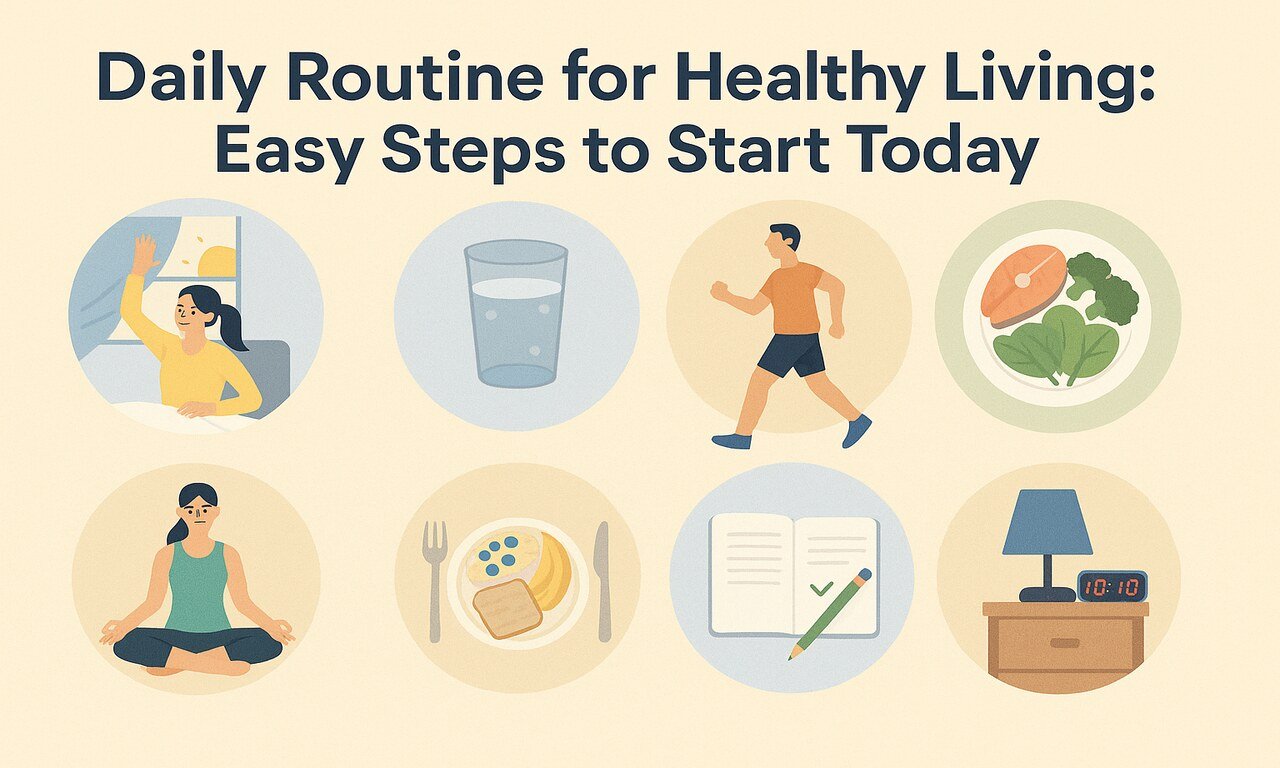daily routine for healthy living